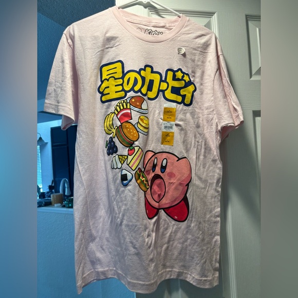 Kirby Women Nintendo Shirt Large - Picture 1 of 2